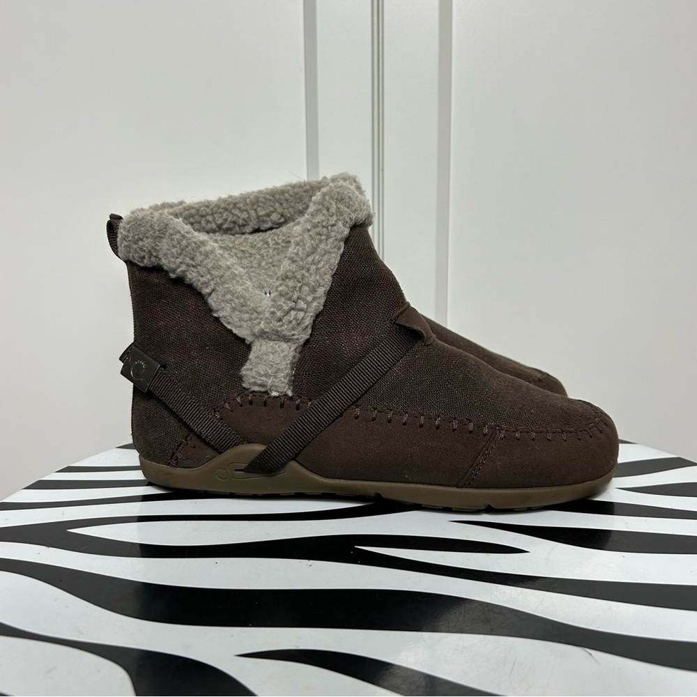 Xero Ashland dark taupe brown boots